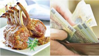 Prețul la carnea de miel a explodat. O fotografie apărută în mediul online, cu prețul unui cotlet de miel, le dă bătăi de cap românilor