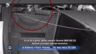 A rămas fără fr&acirc;ne de mai multe ori