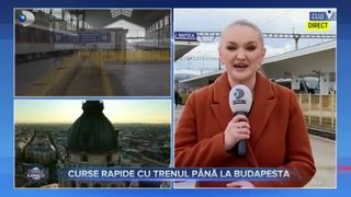 Curse rapide cu trenul p&acirc;nă la Budapesta