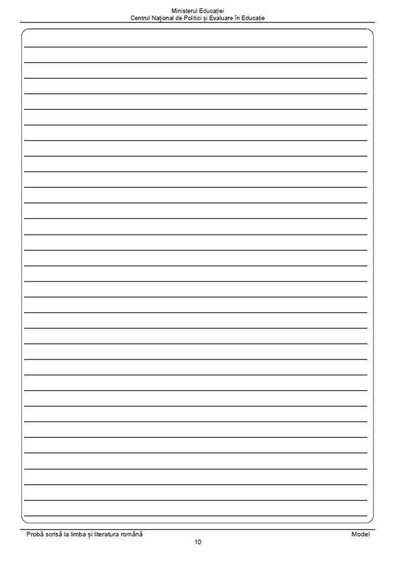 Subiecte Română simulare Evaluare Națională 2023. 