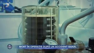 Mort &icirc;n operație după un accident banal