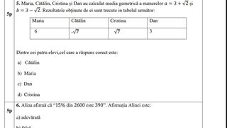 Subiecte Matematică simulare Evaluare Națională 2023. Ce exerciții și probleme se vor da în acest an?
