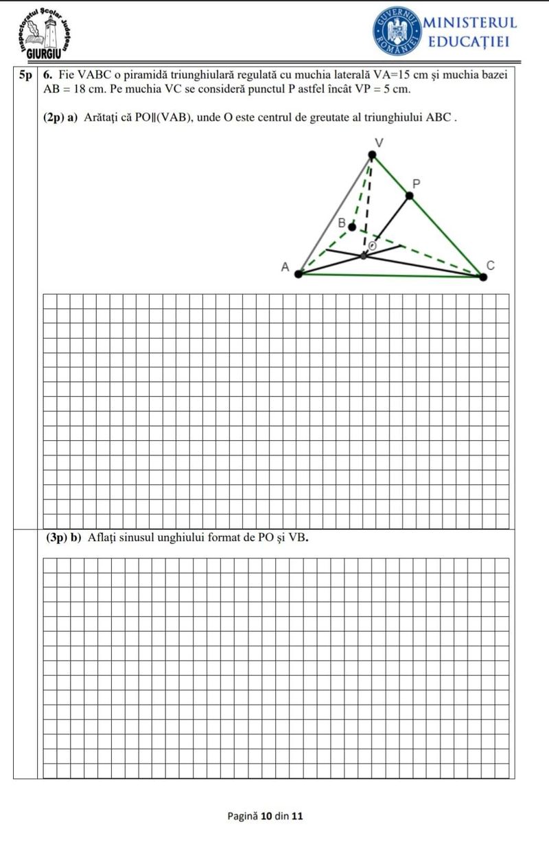 Subiecte Matematică simulare Evaluare Națională 2023. Ce exerciții și probleme se vor da în acest an?