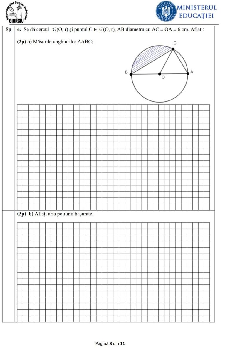 Subiecte Matematică simulare Evaluare Națională 2023. Ce exerciții și probleme se vor da în acest an?