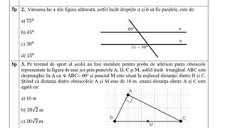 Subiecte Matematică simulare Evaluare Națională 2023. Ce exerciții și probleme se vor da în acest an?
