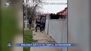 Polițiști bătuți &icirc;n timpul intervenției