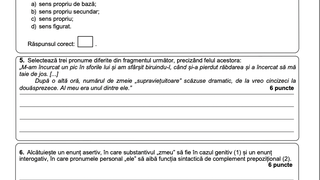 Edu.ro Subiecte Rom&acirc;nă simulare Evaluare Națională 2023. Modele de subiecte și rezolvări pentru elevii claselor a VIII-a