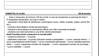 Edu.ro Subiecte Rom&acirc;nă simulare Evaluare Națională 2023. Modele de subiecte și rezolvări pentru elevii claselor a VIII-a