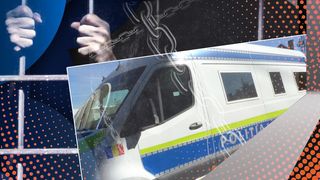 VIDEO - Italianul care s-a ascuns în România după ce și-a ucis prietenul a încercat să evadeze în timpul extrădării