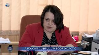A folosit cuțitul &icirc;n scop didactic