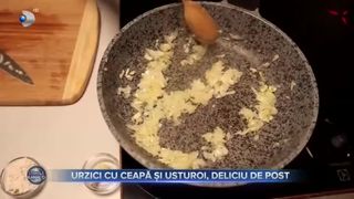 Urzici cu ceapă și usturoi, deliciu de post