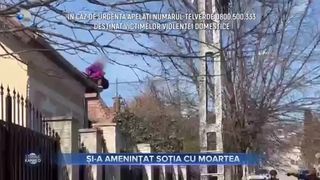 Și-a amenințat soția cu moartea