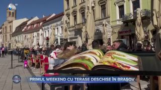 Primul weekend cu terase deschise &icirc;n Brașov