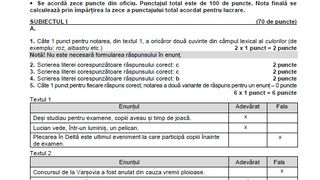 Edu.ro Simulare Română Evaluare Națională 2023.