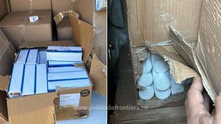 Peste 17.000 de cutii cu medicamente ce par a fi contrafăcute, depistate la PTF Nădlac