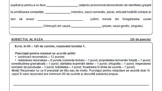 Simulare Evaluare Națională 2023