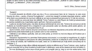 Simulare Evaluare Națională 2023