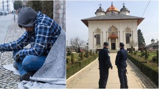 Un cerșetor fals, pasionat de pariuri, care se dădea orb și cerea bani la Mănăstirea Cernica, s-a dat de gol în fața autorităților