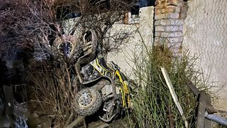  ATV-ul nu era  înscris, nu avea frâne și nu era tehnic de scos pe un drum public.