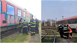 O persoană a fost lovită de tren în Satu Mare! Medicii au intervenit imediat