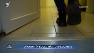 Droguri &icirc;n școli. Mărturii șocante