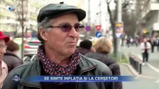 Se simte inflația și la cerșetori