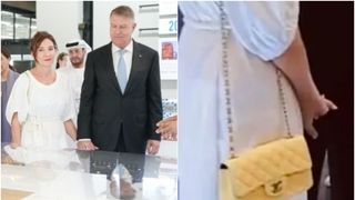 Cât costă geanta de lux purtată de Carmen Iohannis la vizita în Emiratele Arabe Unite? Suma este una colosală și trece de 8.000 de dolari