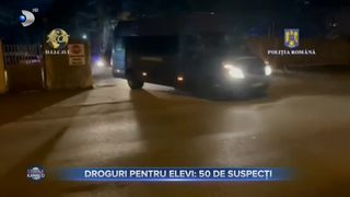 Droguri pentru elevi- 50 de suspecți