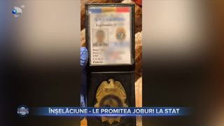 &Icirc;nșelăciune- Le promitea joburi la stat
