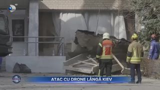 Atac cu drona l&acirc;ngă Kiev