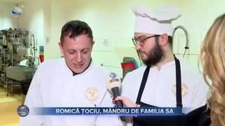 Romică Țociu, m&acirc;ndru de familia sa