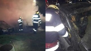 Incendiu puternic în Râmnicu Vâlcea. Focul a fost pus intenționat