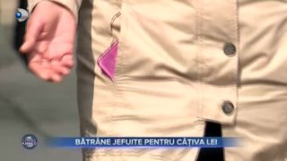 Bătr&acirc;ne jefuite pentru c&acirc;țiva lei