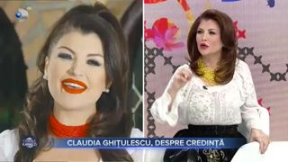Claudia Ghițulescu, despre credință