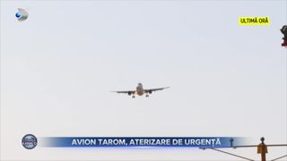 Avion Tarom, aterizat de urgență