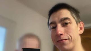 Bogdan Radu, alături de copilul său