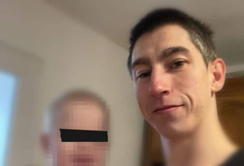 Bogdan Radu, alături de copilul său