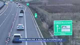 Prima misiune a noilor autospeciale
