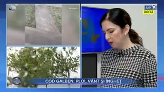 VIDEO- Cod galben: ploi, vânt și îngheț