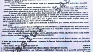 Simulare Română BAC 2023.