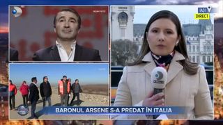 Baronul Arsene s-a predat în Italia