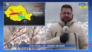 VIDEO- Cod roșu de vreme severă. Meterologii au anunțat rafale de vânt de peste 120 de km/h