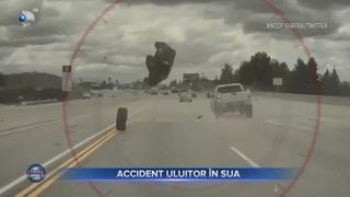 VIDEO- Accident uluitor pe o șosea din SUA