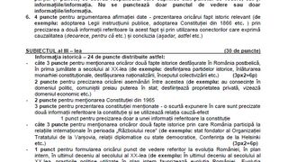 Barem simulare BAC 2023 Istorie.