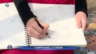 VIDEO- Emma, campioană la desen