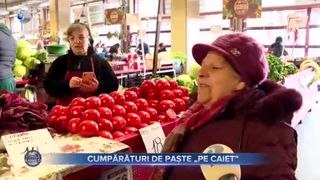 Cumpărăturile de Paște ”pe caiet”