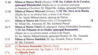 Calendar ortodox aprilie 2023. Zile cu dezlegare la pește