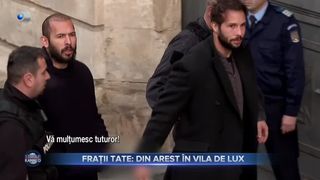 Frații Tate- din arest, în vila de lux