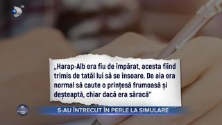 S-au &icirc;ntrecut &icirc;n perle la simulare