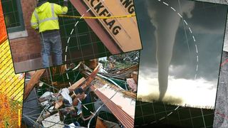 VIDEO- Furtunile au făcut prăpăd în SUA. Acoperișul unui teatru s-a prăbușit chiar în timpul unui concert